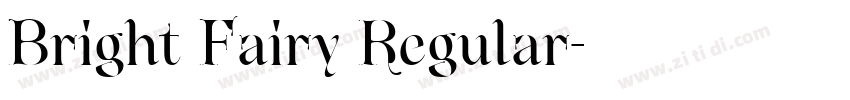 Bright Fairy Regular字体转换